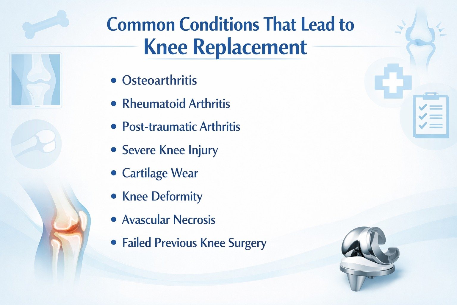 Common Conditions That Lead to Knee Replacement