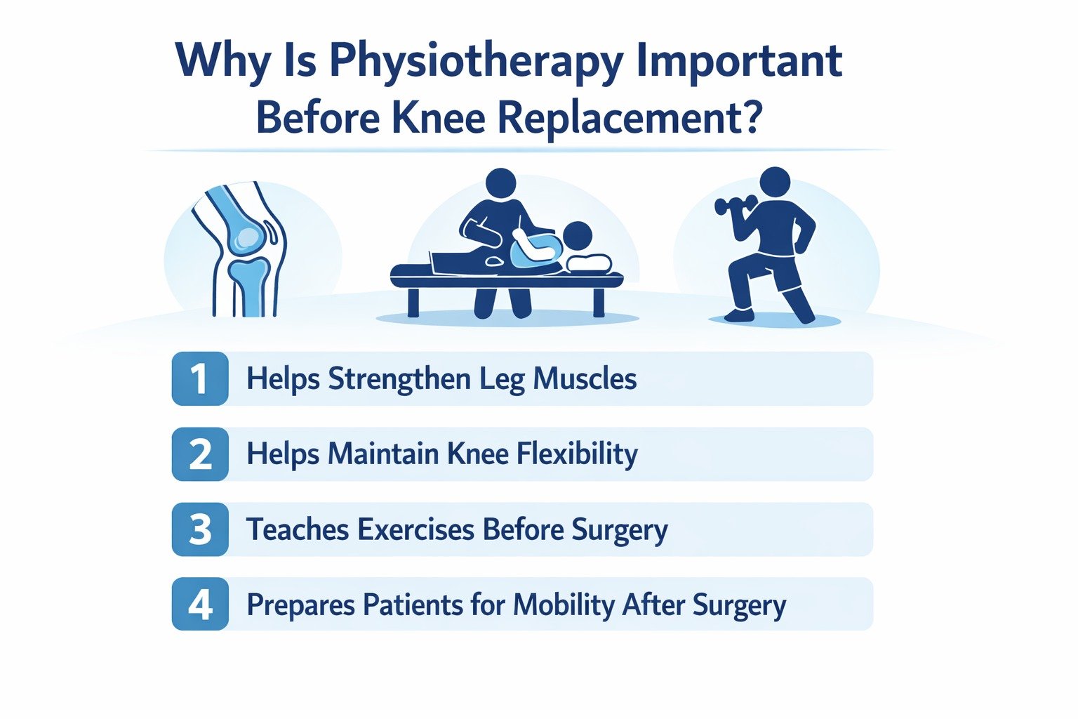Why Is Physiotherapy Important Before Knee Replacement