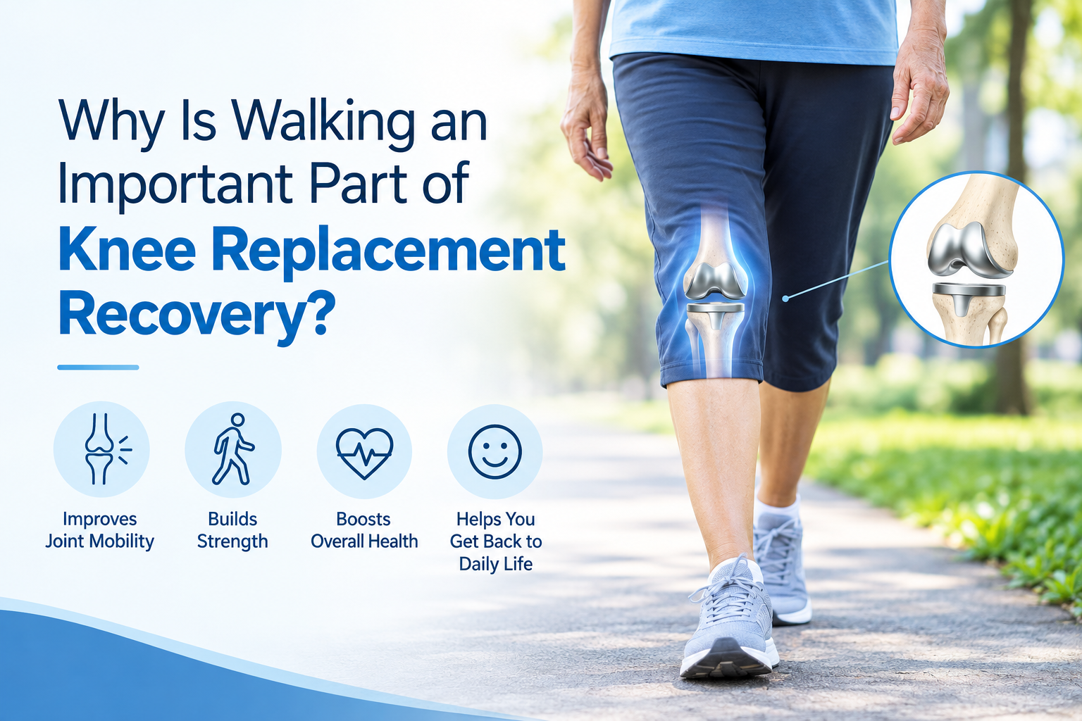 Why Is Walking an Important Part of Knee Replacement Recovery?