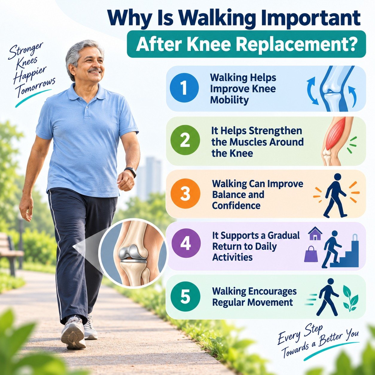 How Much Should You Walk After Knee Replacement